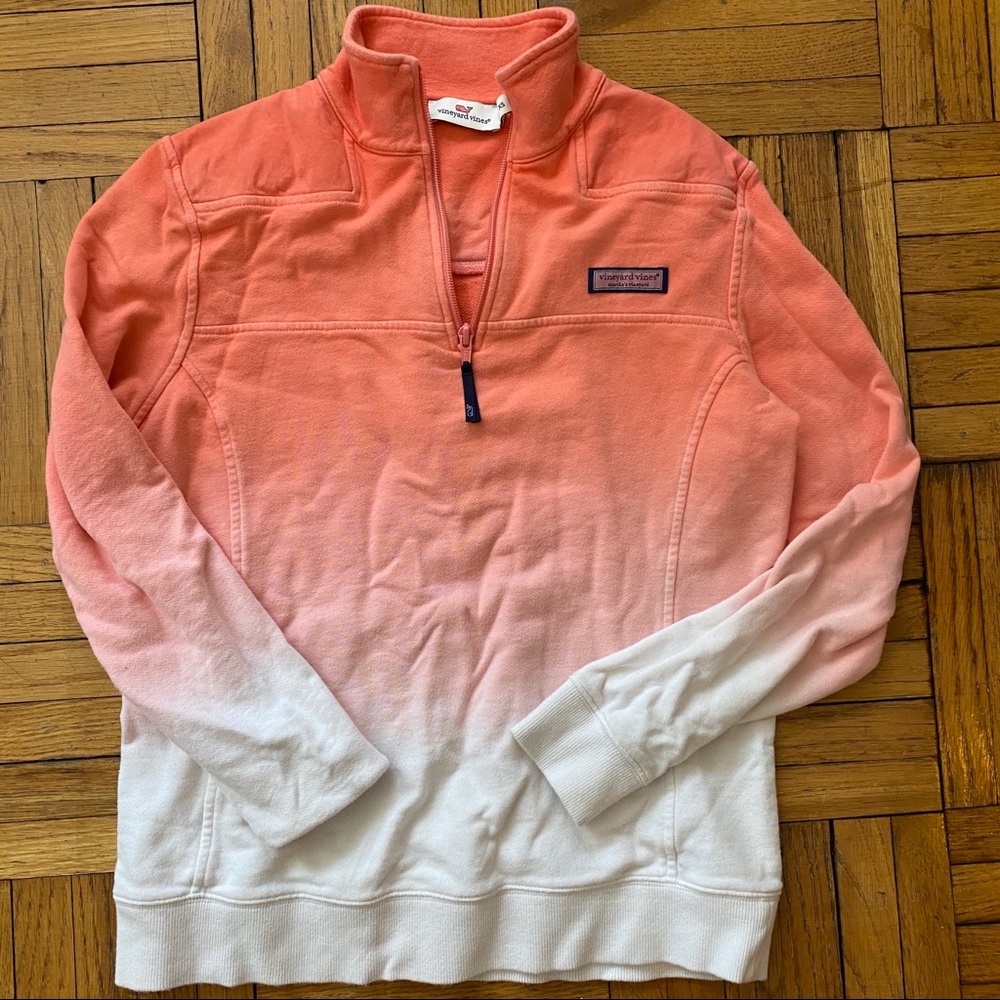 Vineyard vines ombre shep shirt quarter zip XS - Picture 3 of 4